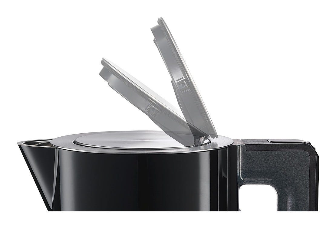 Bosch TWK7203 Bollitore elettrico 1.7 lt. - nero / inox