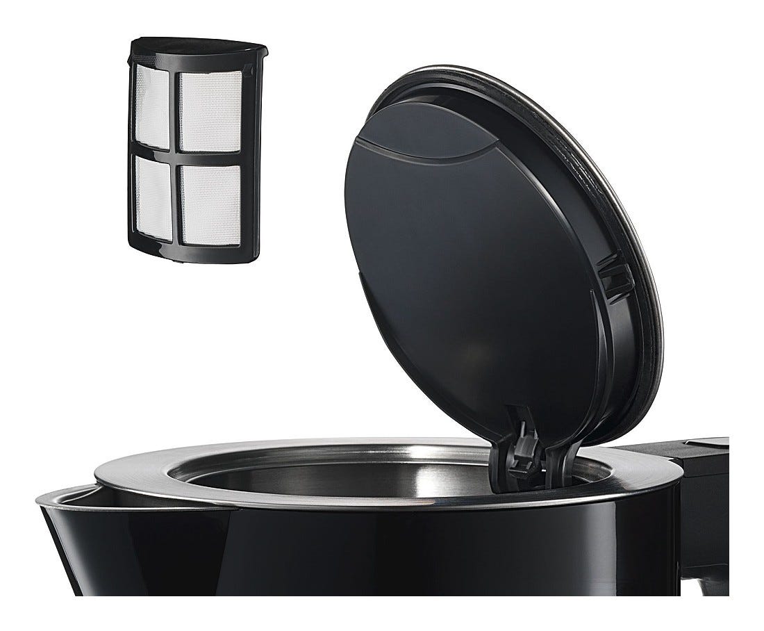 Bosch TWK7203 Bollitore elettrico 1.7 lt. - nero / inox
