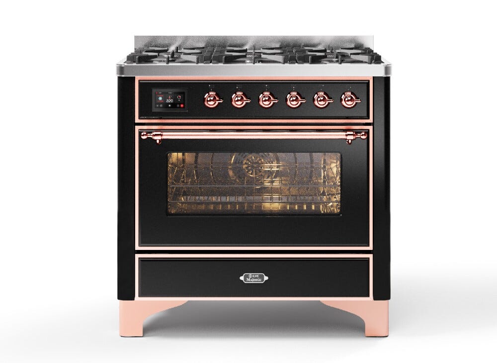 ILVE M09N Majestic Cucina da accosto cm 90 configurabile - inox o colorato
