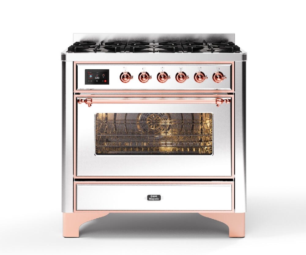 ILVE M09N Majestic Cucina da accosto cm 90 configurabile - inox o colorato