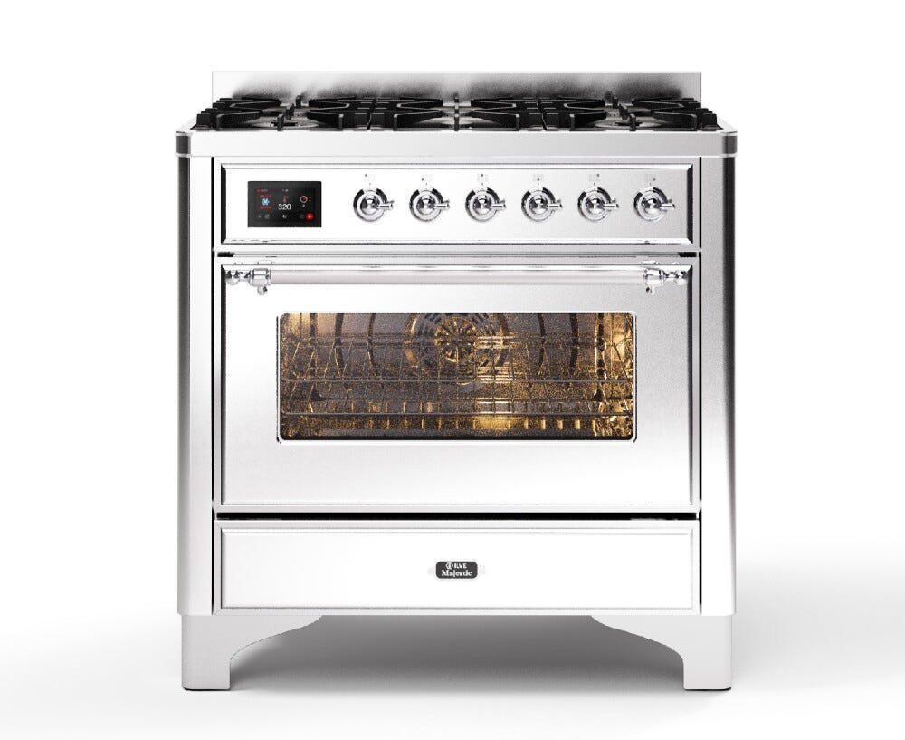 ILVE M09N Majestic Cucina da accosto cm 90 configurabile - inox o colorato