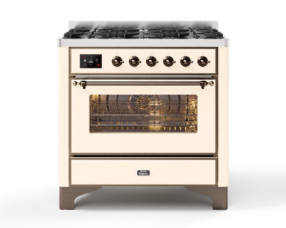 ILVE M09N Majestic Cucina da accosto cm 90 configurabile - inox o colorato