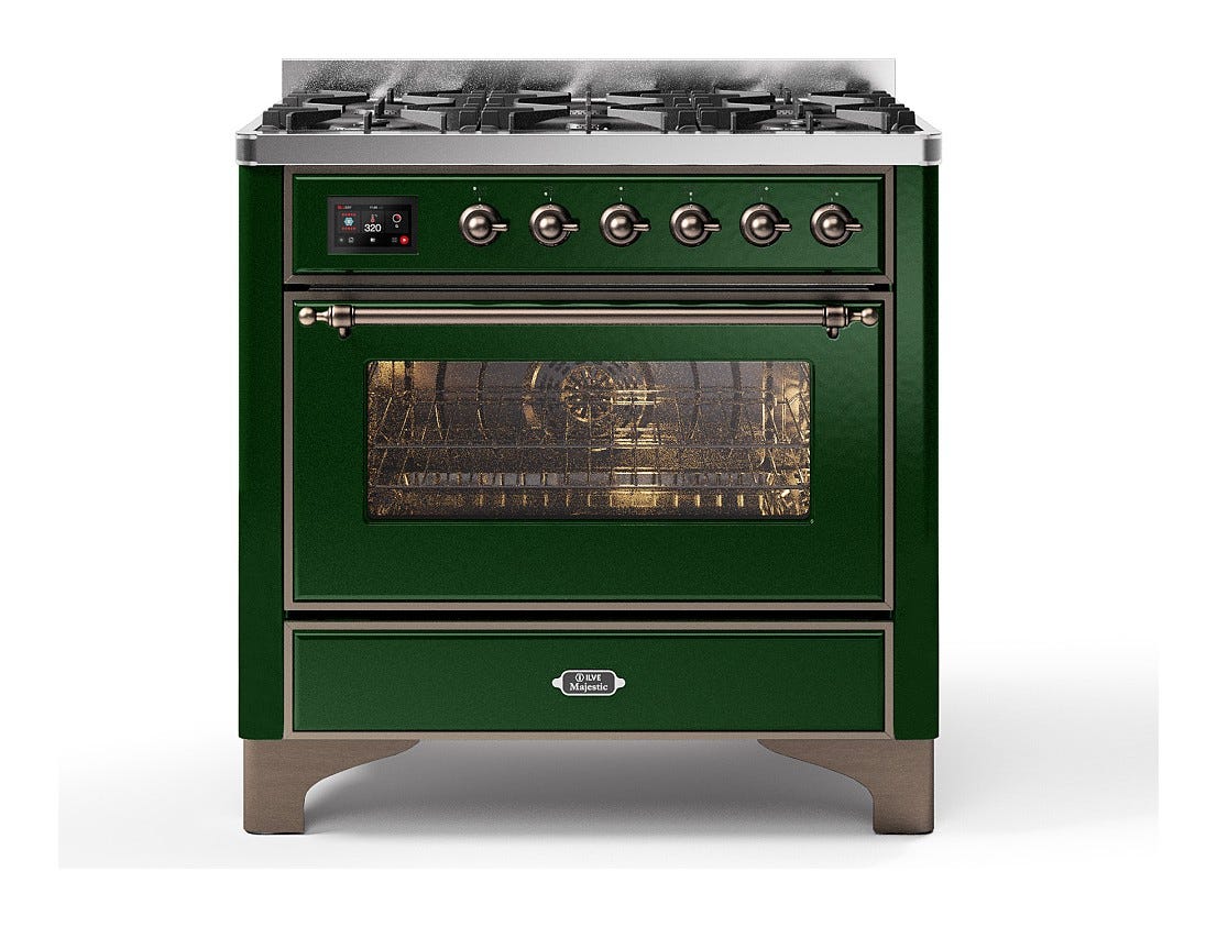 ILVE M09N Majestic Cucina da accosto cm 90 configurabile - inox o colorato