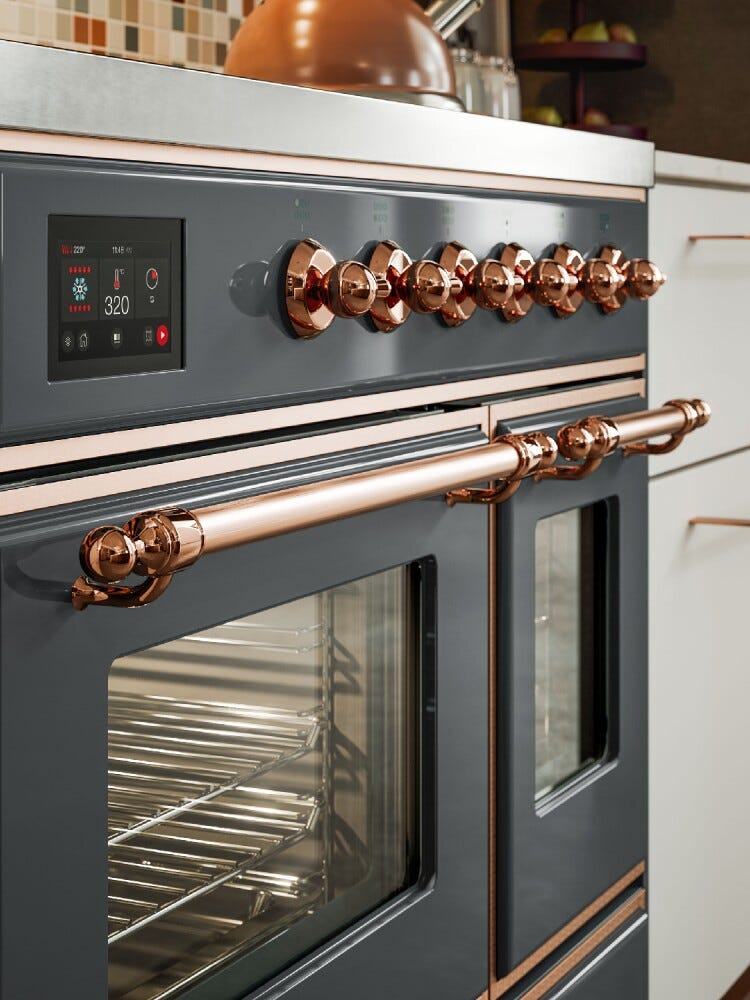 ILVE MD10N Majestic Cucina da accosto cm 100 configurabile - inox o colorato