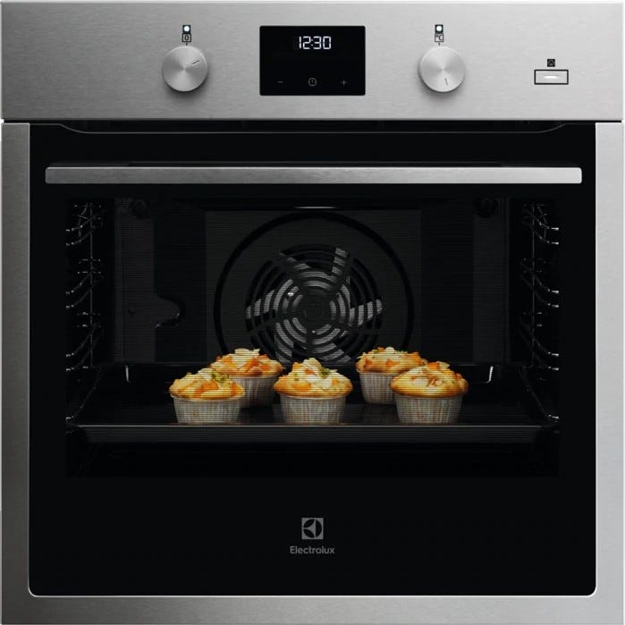 Electrolux KODGS20TX Serie 600 Forno elettrico multifunzione cm 60 - inox antimpronta (sostituisce FQ75XEV)