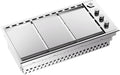 ILVE HBBQ100 Professional Plus Barbecue cm 100 - 3 fuochi - inox - coperchio opzionale