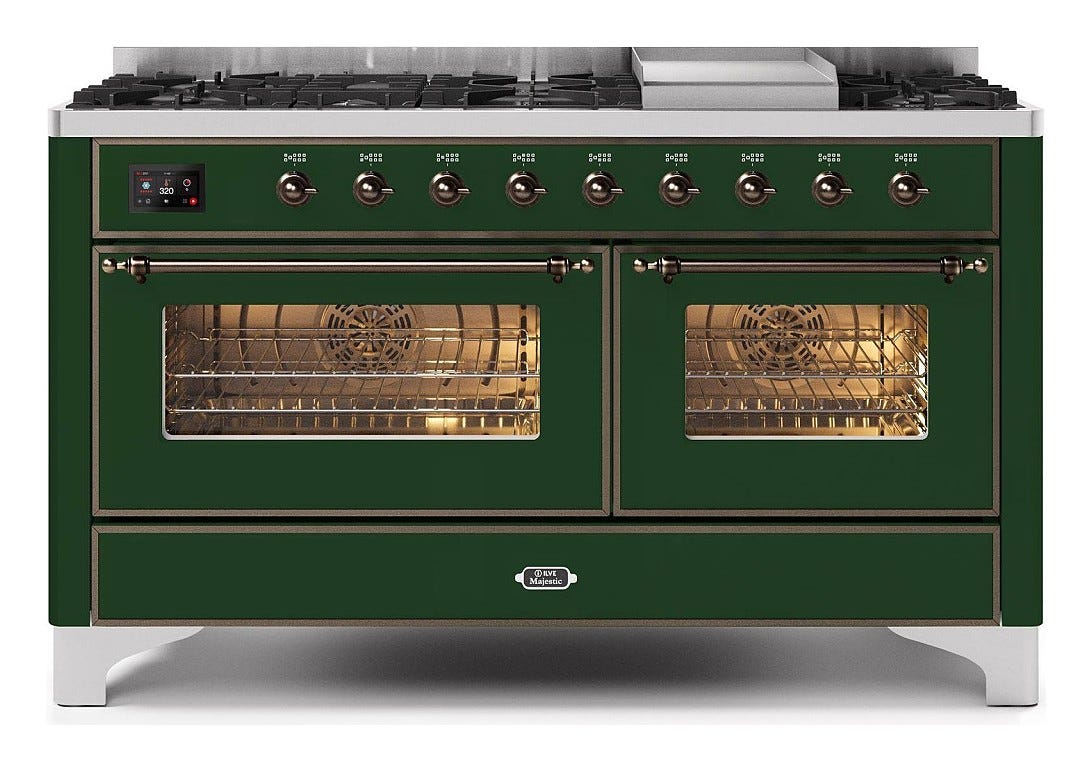 ILVE M15N Majestic Cucina da accosto cm 150 configurabile - inox o colorato