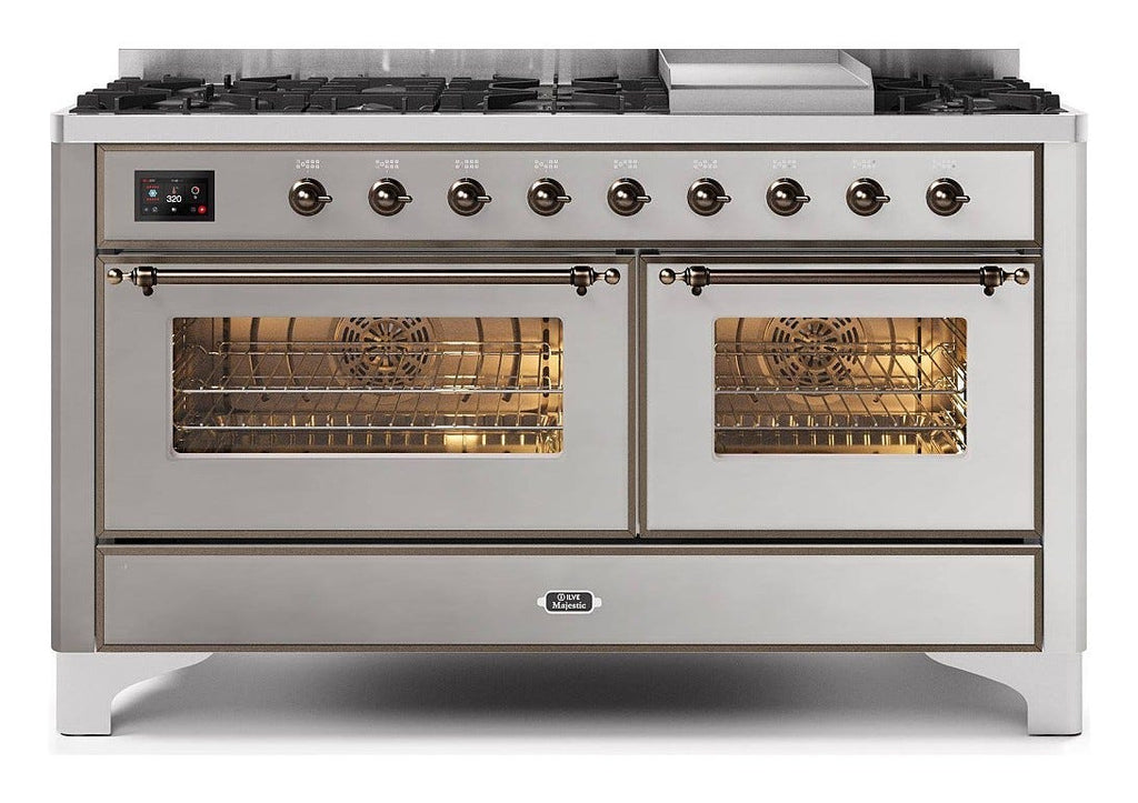 ILVE M15N Majestic Cucina da accosto cm 150 configurabile - inox o colorato