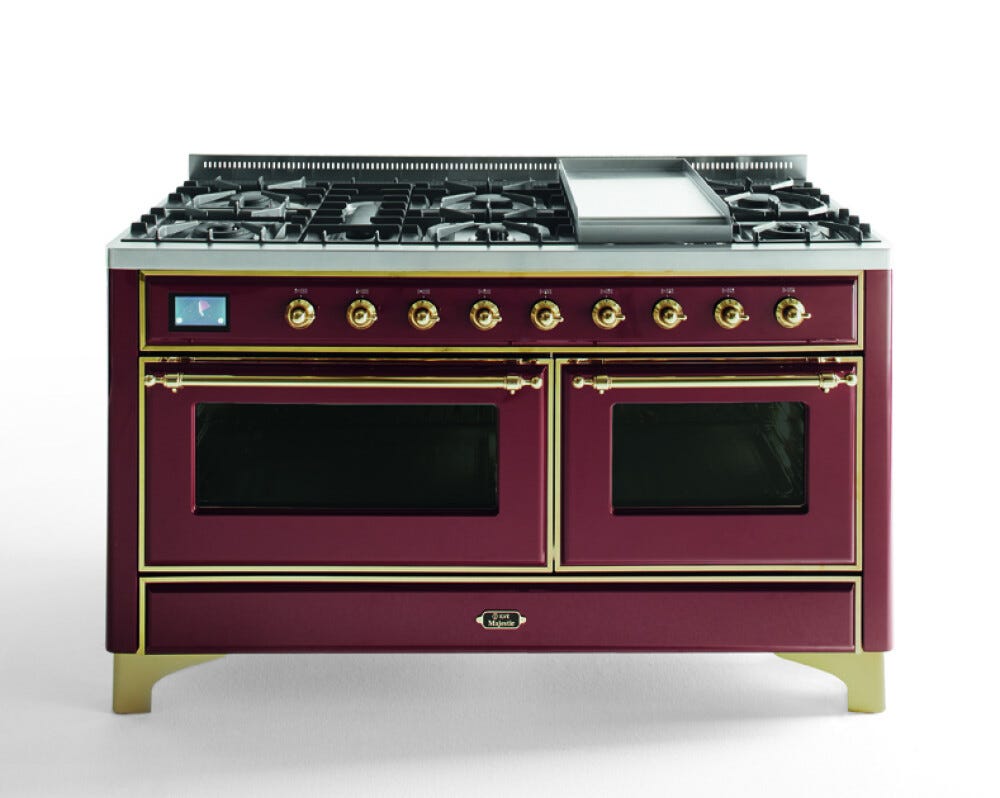 ILVE M15N Majestic Cucina da accosto cm 150 configurabile - inox o colorato