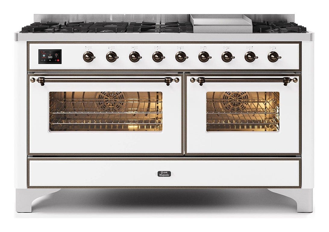 ILVE M15N Majestic Cucina da accosto cm 150 configurabile - inox o colorato