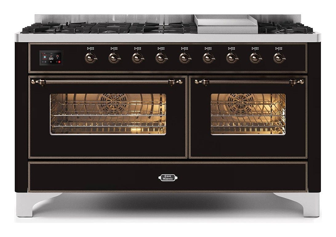 ILVE M15N Majestic Cucina da accosto cm 150 configurabile - inox o colorato