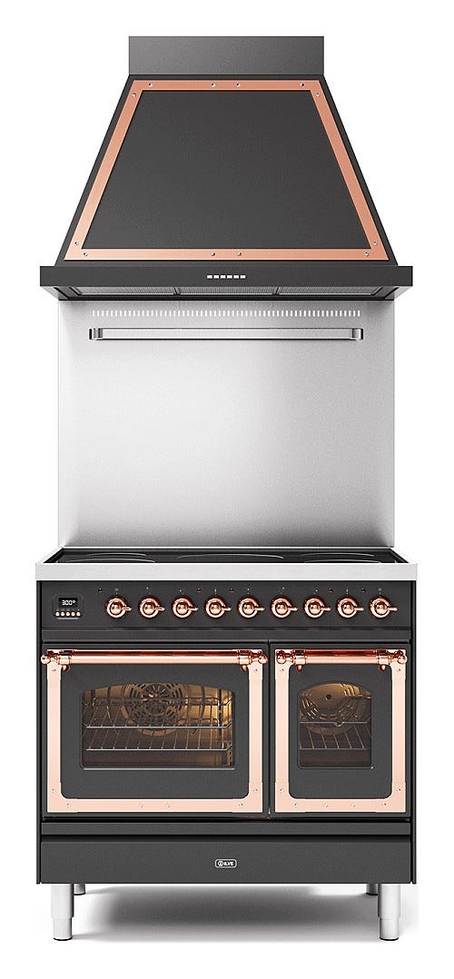 ILVE PD09N Nostalgie Cucina da accosto cm 90 configurabile - inox o colorato