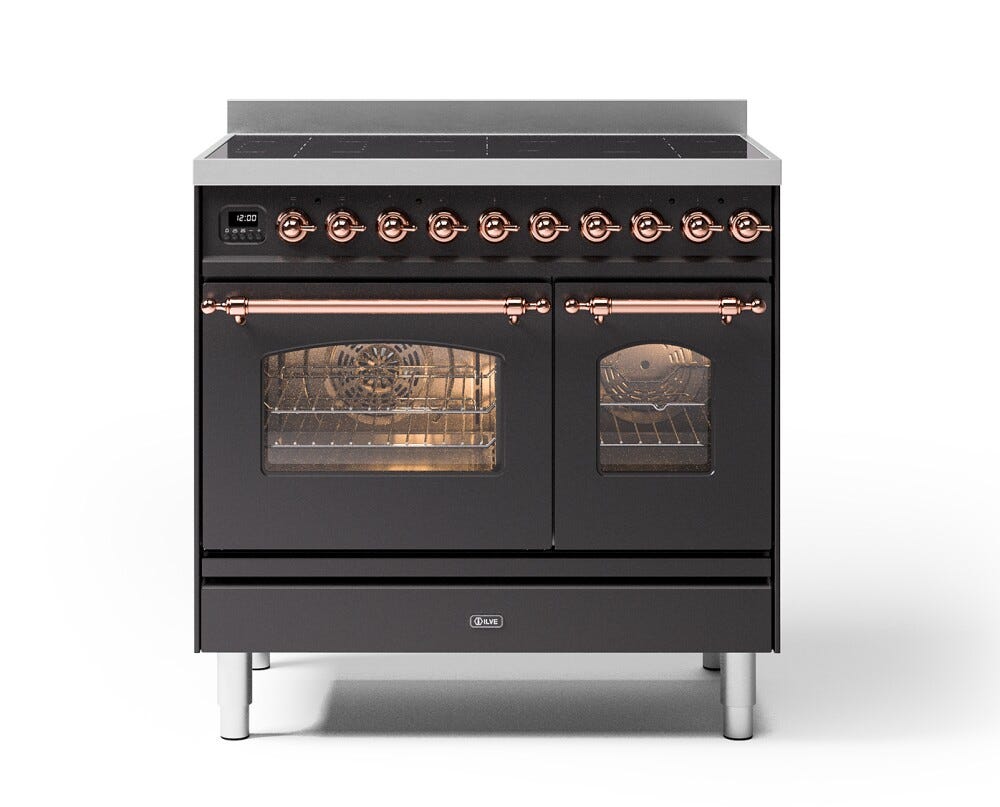ILVE PD09N Nostalgie Cucina da accosto cm 90 configurabile - inox o colorato