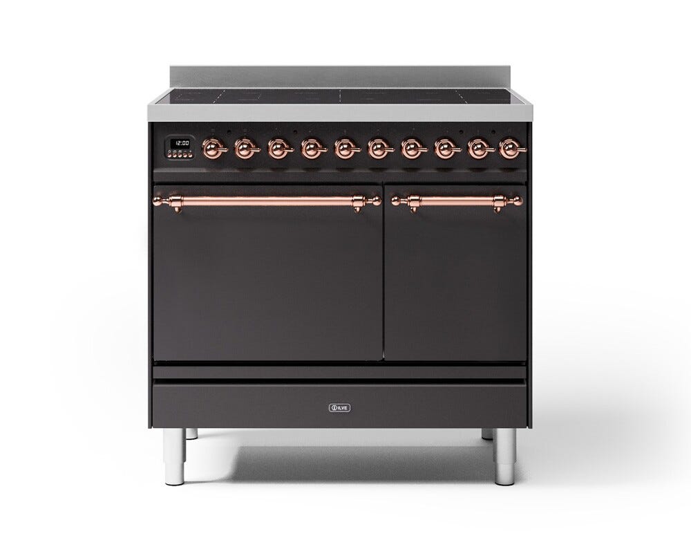 ILVE PD09N Nostalgie Cucina da accosto cm 90 configurabile - inox o colorato
