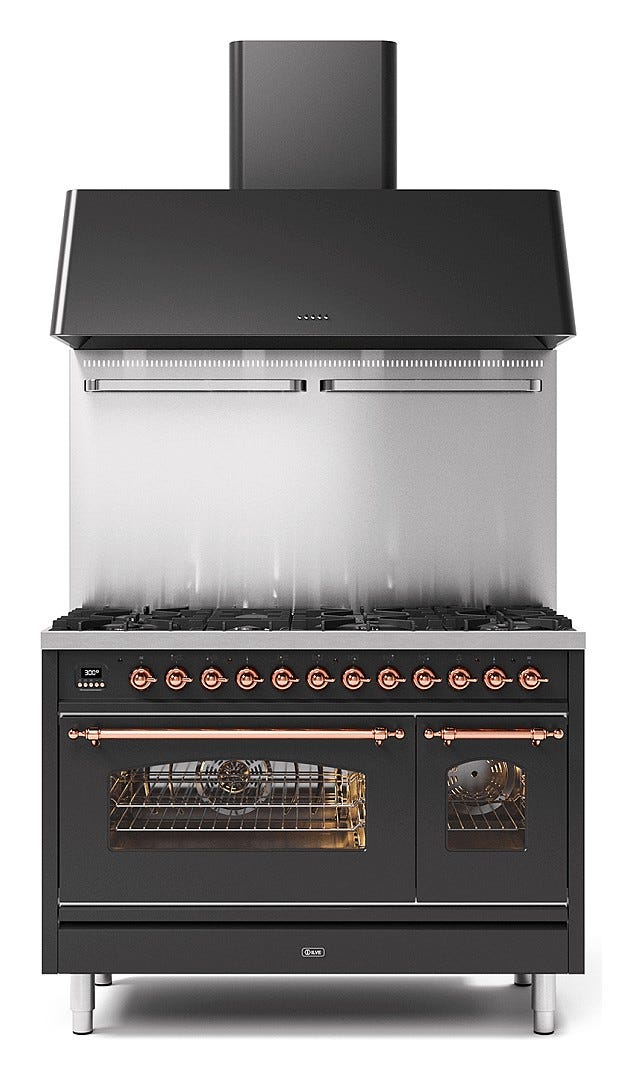 ILVE P12N Nostalgie Cucina da accosto cm 120 configurabile - inox o colorato
