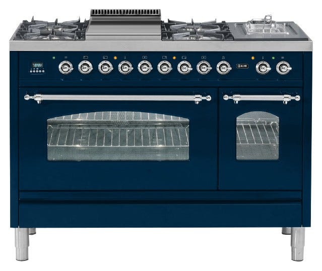 ILVE P12N Nostalgie Cucina da accosto cm 120 configurabile - inox o colorato
