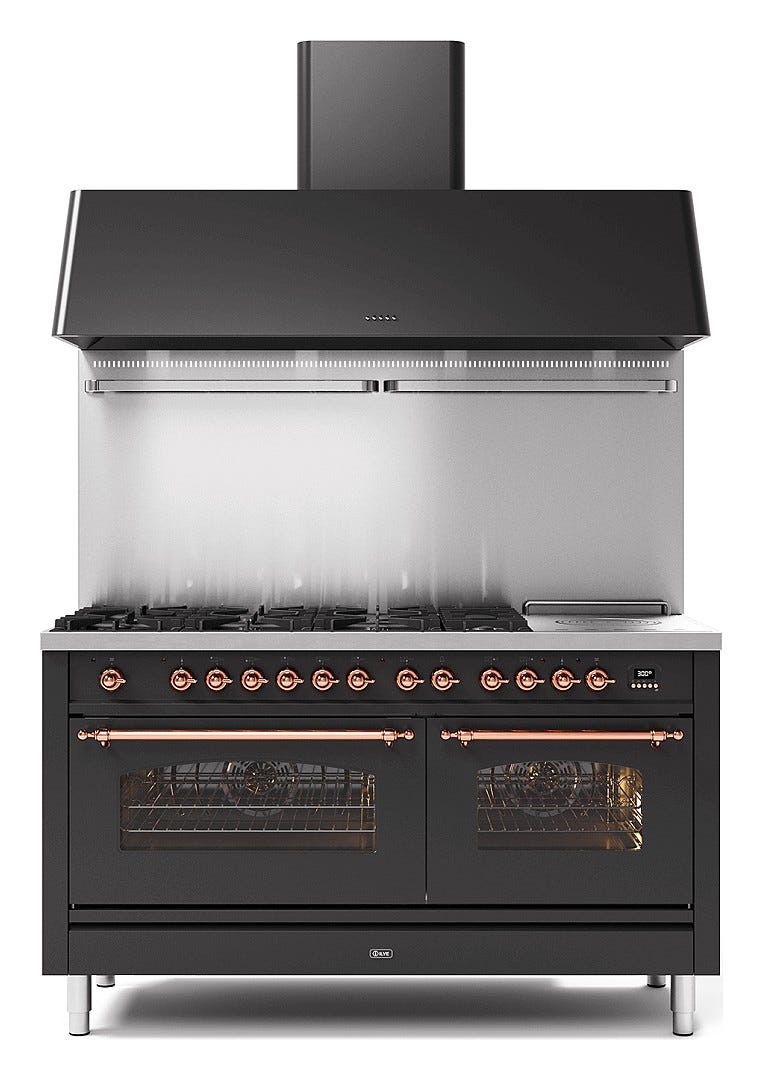 ILVE P15N Nostalgie Cucina da accosto cm 150 configurabile - inox o colorato