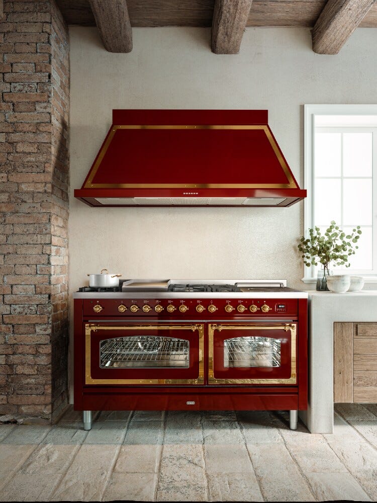 ILVE P15N Nostalgie Cucina da accosto cm 150 configurabile - inox o colorato