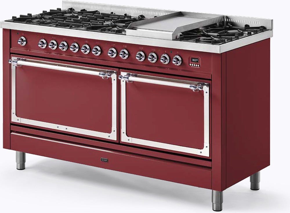 ILVE P15N Nostalgie Cucina da accosto cm 150 configurabile - inox o colorato