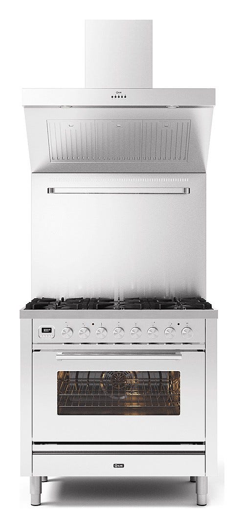 ILVE P09W Professional Plus Cucina da accosto cm 90 configurabile - inox o colorato
