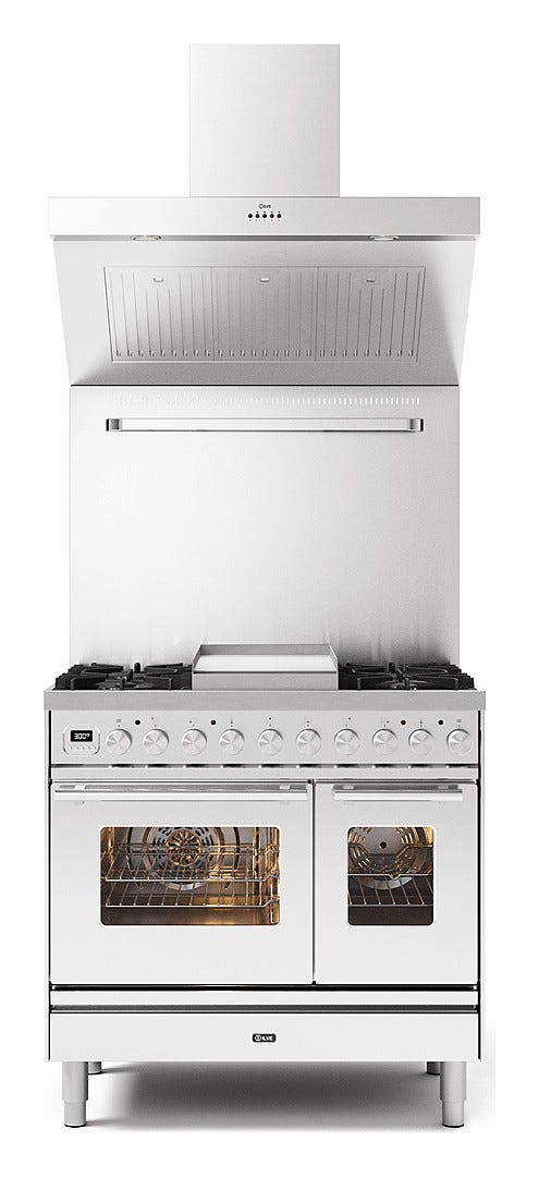 ILVE PD09W Professional Plus Cucina da accosto cm 90 configurabile - inox o colorato