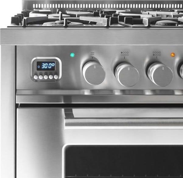 ILVE PD10W Professional Plus Cucina da accosto cm 100 configurabile - inox o colorato - doppio forno