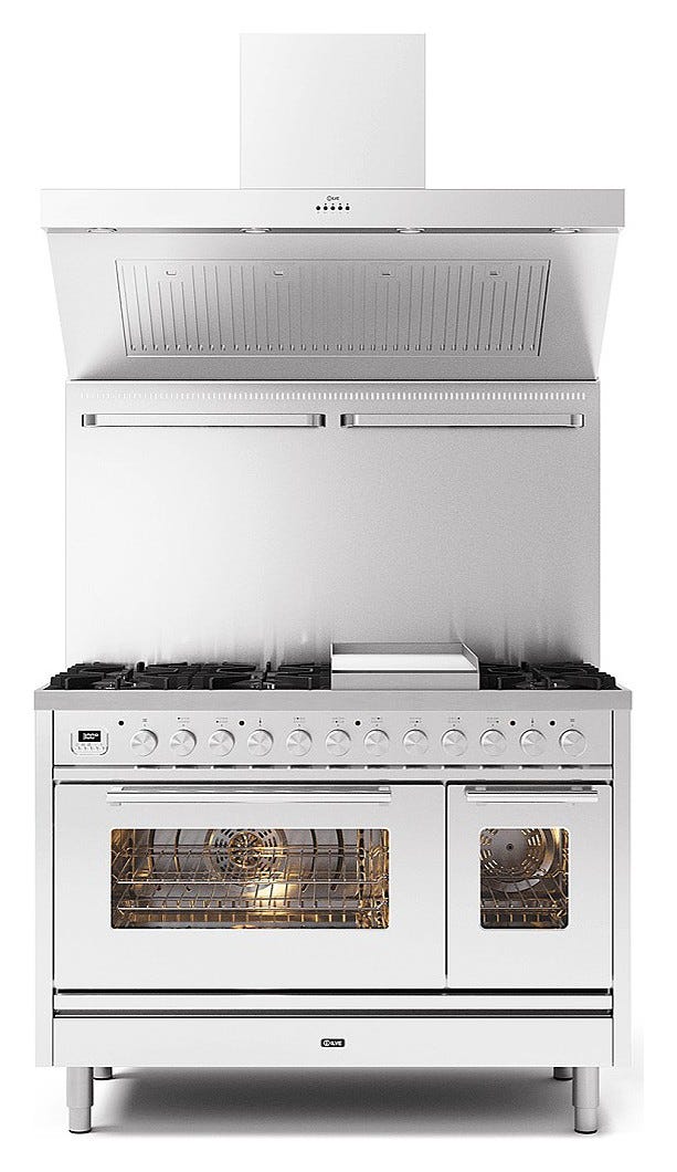 ILVE P12W Professional Plus Cucina da accosto cm 120 configurabile - inox o colorato