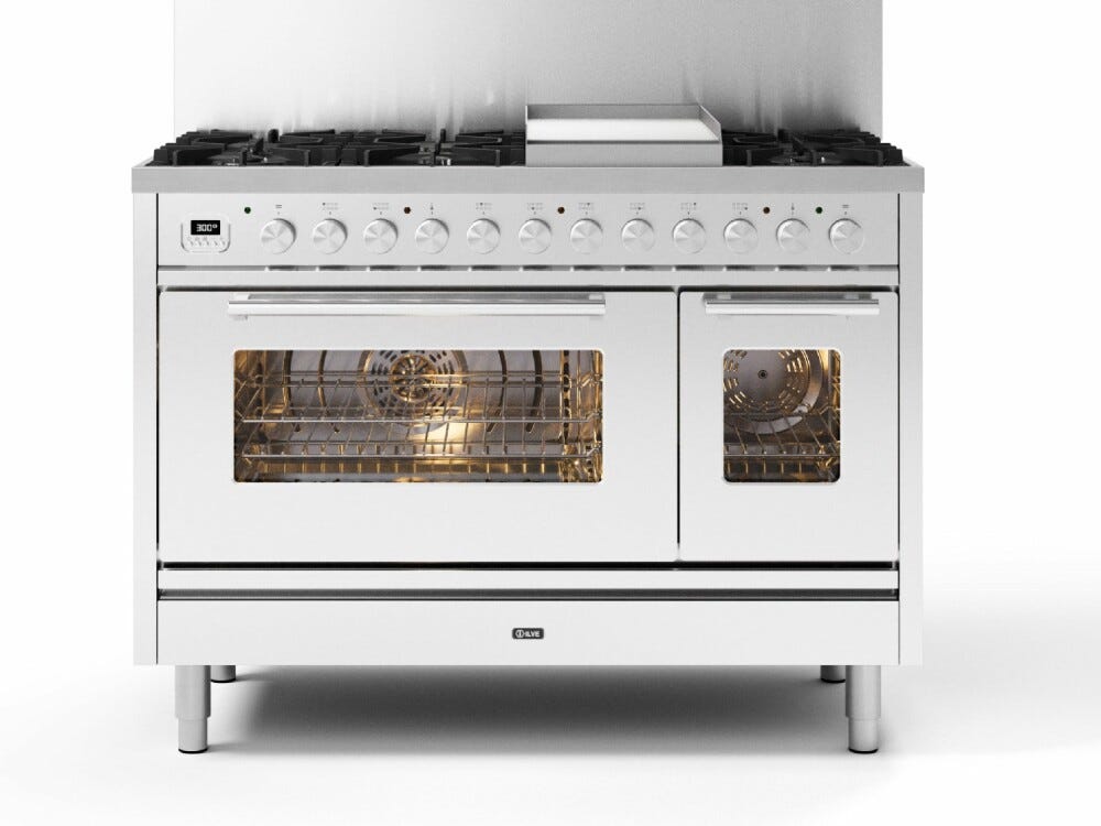 ILVE P12W Professional Plus Cucina da accosto cm 120 configurabile - inox o colorato