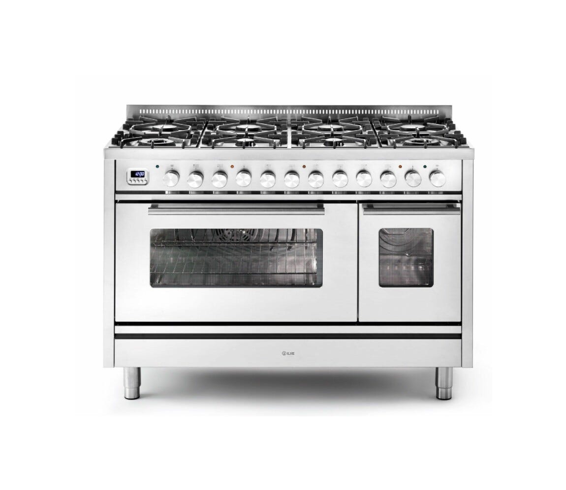 ILVE P12W Professional Plus Cucina da accosto cm 120 configurabile - inox o colorato