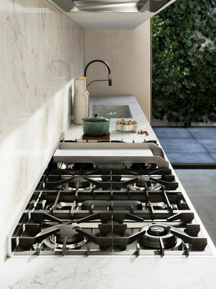 ILVE P15W Professional Plus Cucina da accosto cm 150 configurabile - inox o colorato