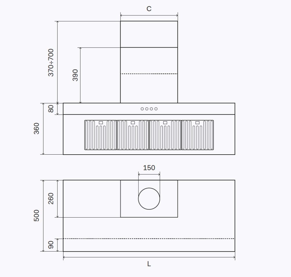 ILVE P15W Professional Plus Cucina da accosto cm 150 configurabile - inox o colorato