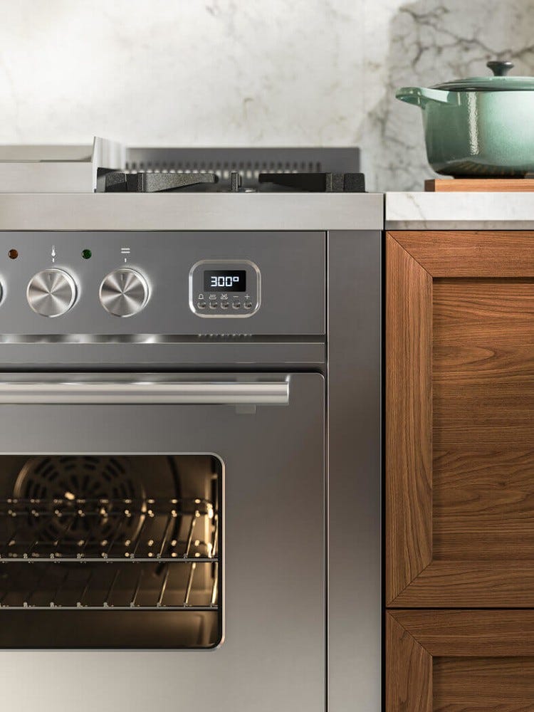 ILVE P15W Professional Plus Cucina da accosto cm 150 configurabile - inox o colorato
