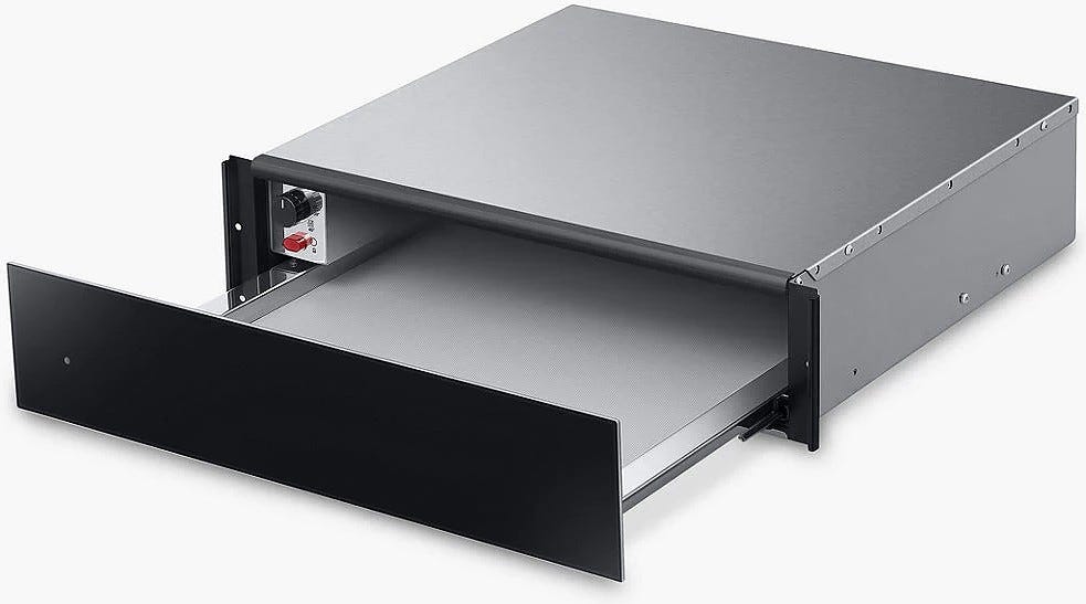 Samsung NL20T8100WK Infinite Line Cassetto scaldavivande cm. 60 h. 14 - nero onice