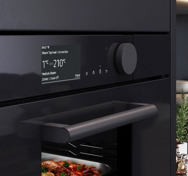 Samsung NQ50T8539BK Forno combinato a microonde cm. 60 h. 46 - nero onice