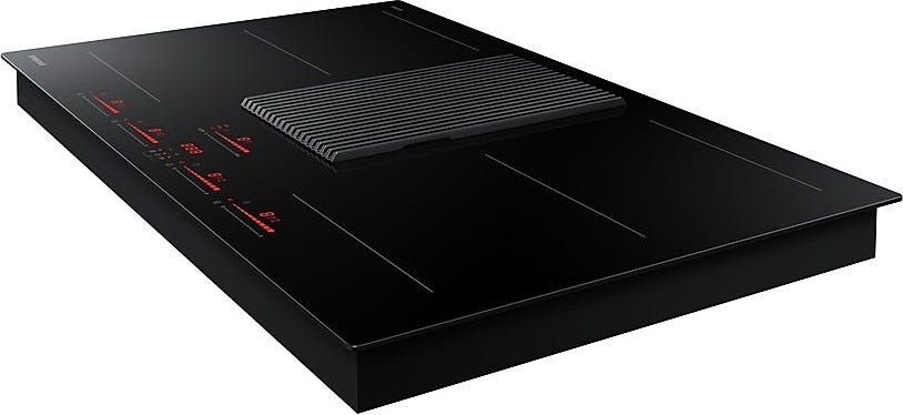 Samsung NZ84T9747VK Piano cottura a induzione cm. 80 con cappa integrata da 575 m3/h - vetroceramica nero