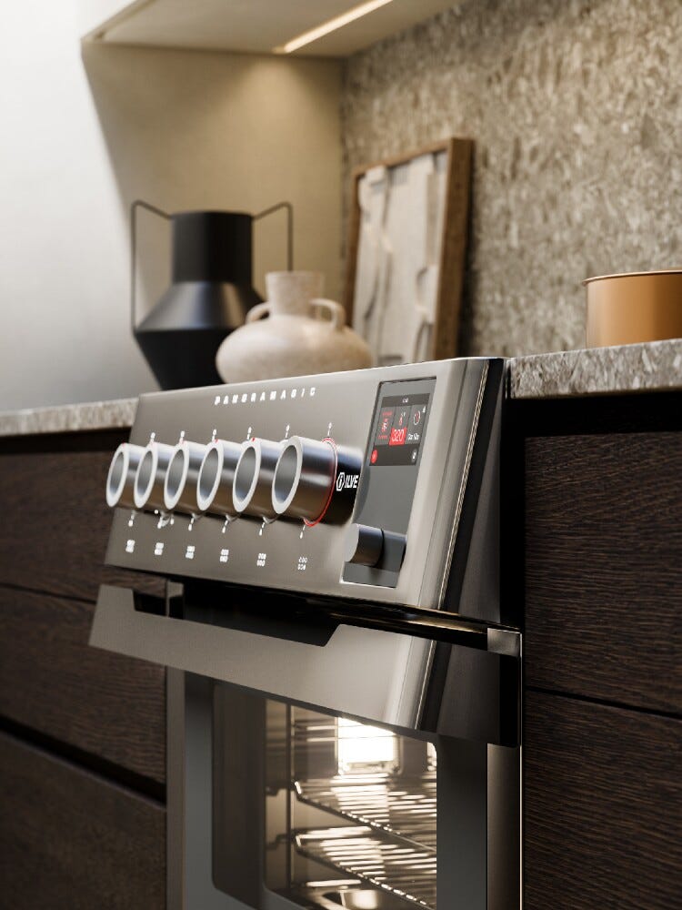 ILVE PM09 Panoramagic Cucina da accosto cm 90 configurabile - inox