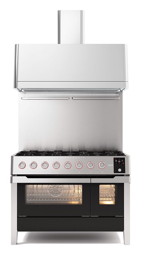 ILVE PM12 Panoramagic Cucina da accosto cm 120 configurabile - inox