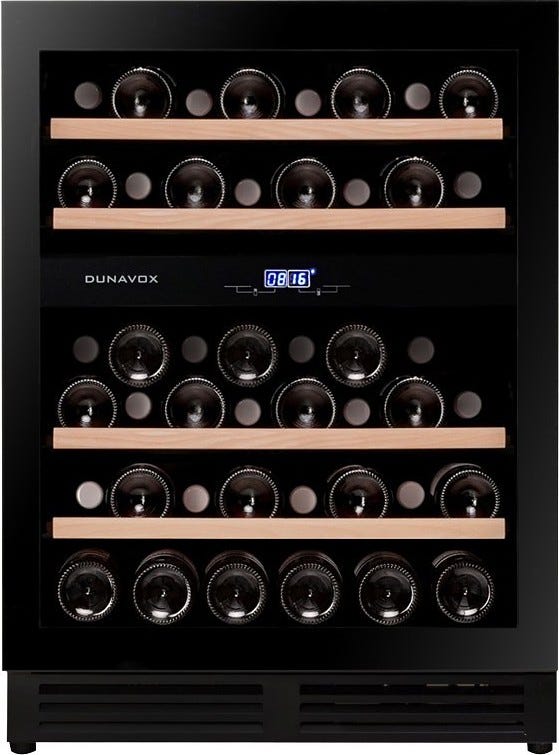 Dunavox UF-45.125DB-TO Cantina vino cm. 59 - 45 bottiglie - vetro nero