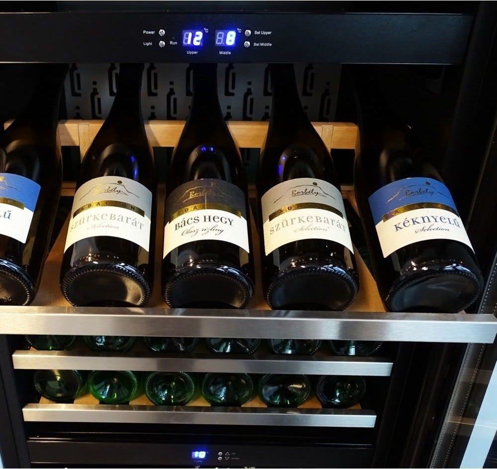 Dunavox -89.246TB Soul-89 Cantina vino incasso cm. 59 - 89 bottiglie - vetro nero