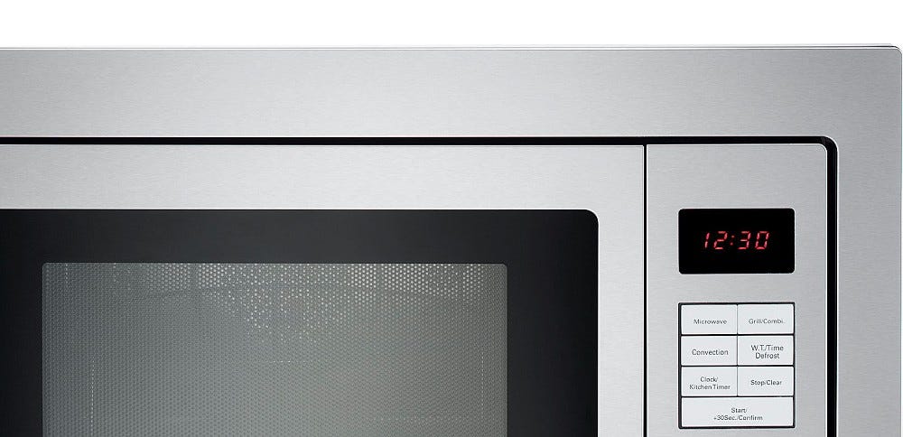 Bertazzoni F457PROMWSX Professional Forno microonde combinato 60x38 cm, 25 L, 7 funzioni, inox