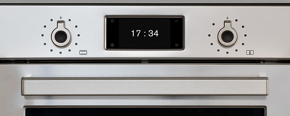 Bertazzoni F457PROVTX Professional Forno a vapore combinato 60x45 cm – 31 L, 7 funzioni, Display TFT, inox