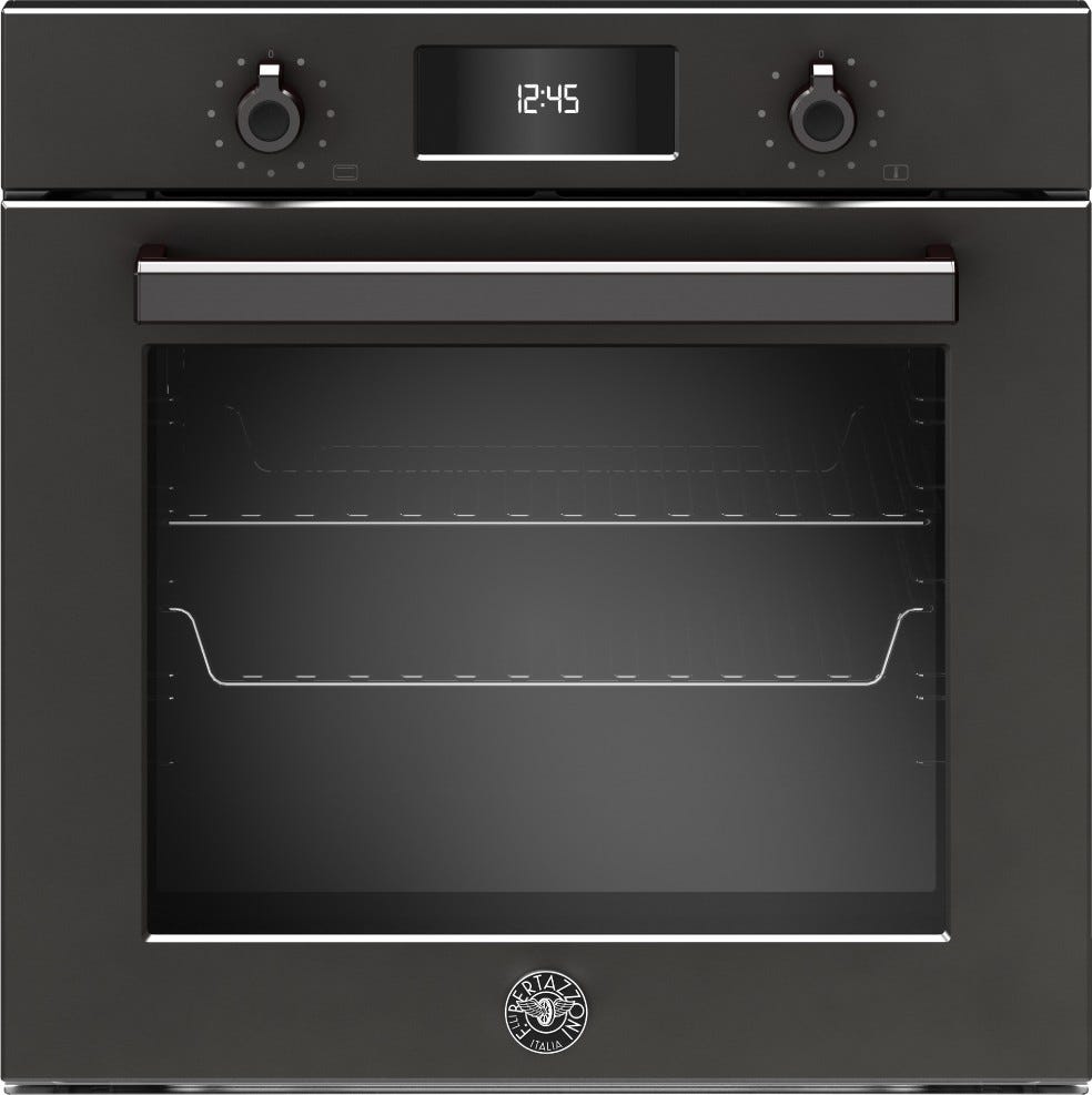 Bertazzoni F6011PROELN Professional Forno elettrico 60 cm, 76 L, 11 funzioni, display LCD, Total Steam, carbonio