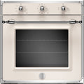 Bertazzoni F605HERGKAX Heritage Forno da incasso 60 cm – 76 L, 5 funzioni, gas con grill, avorio / inox