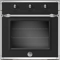 Bertazzoni F605HERGKNE Heritage Forno da incasso 60 cm – 76 L, 5 funzioni, gas con grill, nero opaco