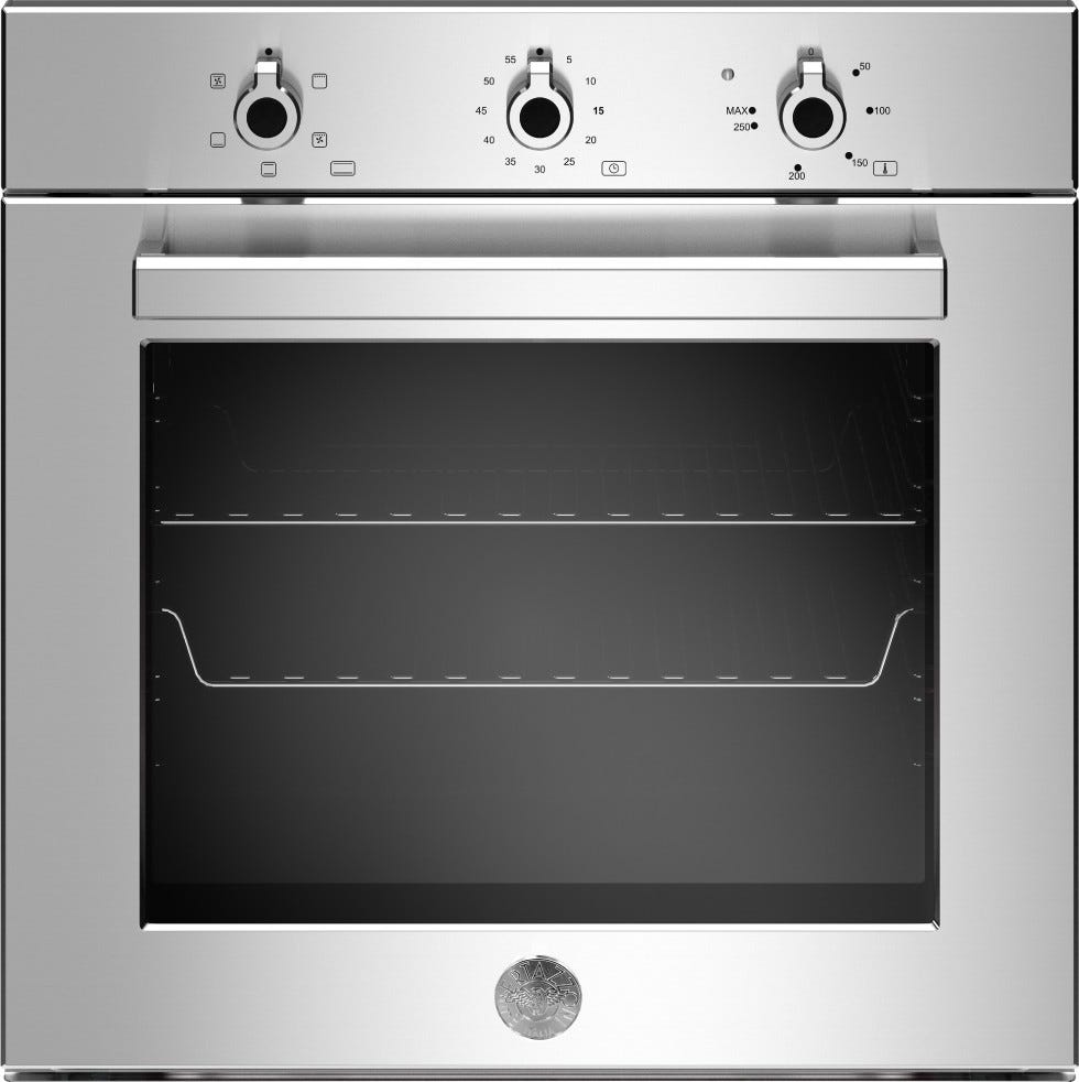 Bertazzoni F605PROEKX Professional Forno da incasso 60 cm – 76 L, 5 funzioni, grill a infrarossi, inox