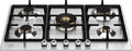 Bertazzoni P755CPROX Professional Piano cottura a gas 75 cm – 5 fuochi, wok 4 kW, acciaio inox
