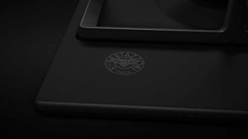 Bertazzoni P905LHERNE Heritage Piano cottura a gas 90 cm, 5 fuochi, bruciatore wok 5 kW, nero opaco