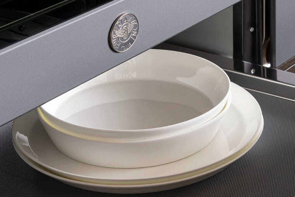 Bertazzoni WD60C Modern Cassetto scaldavivande 60 cm, capacità 25 kg, temperatura regolabile 30–85°C, rame