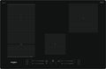Whirlpool WFS0377NEIXL Piano cottura induzione cm. 77 - vetroceramica nero