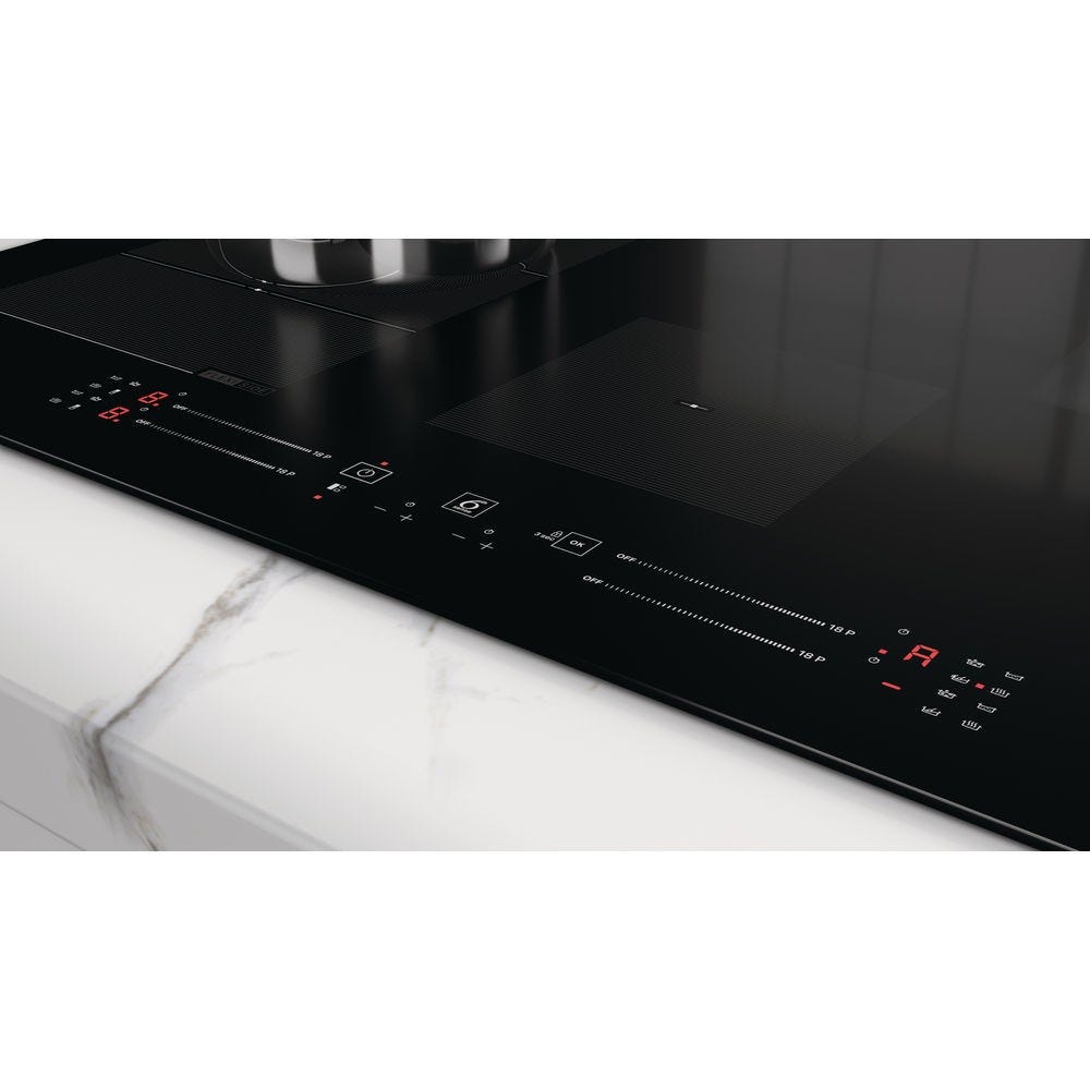 Whirlpool WFS0377NEIXL Piano cottura induzione cm. 77 - vetroceramica nero